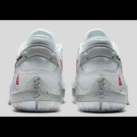 Nike Zoom Freak 2 White Cement Giannis CN8574 100 - Picture 5 of 8